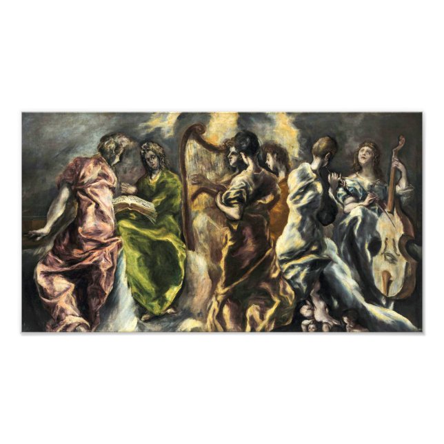 Impression Photo Le Concert des Anges | El Greco | (Devant)