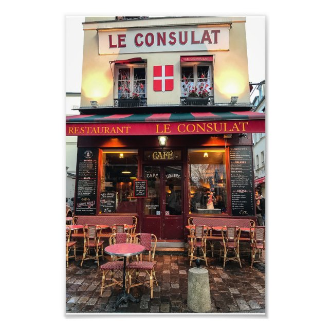 Impression Photo Le Consulat Montmartre Paris (Devant)