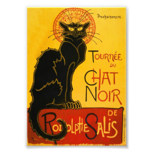 Impression Photo Le Conversation Noir Le Chat Noir Art Nouveau Vint