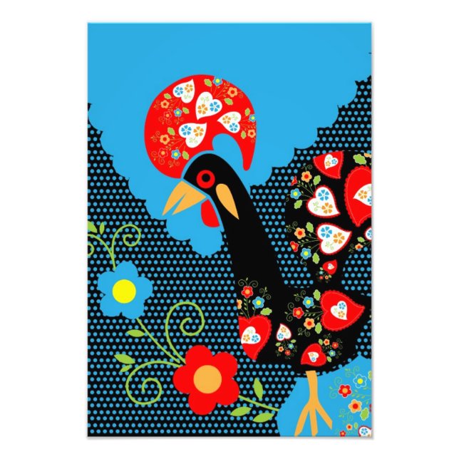 Impression Photo Le Coq du Portugal (Devant)