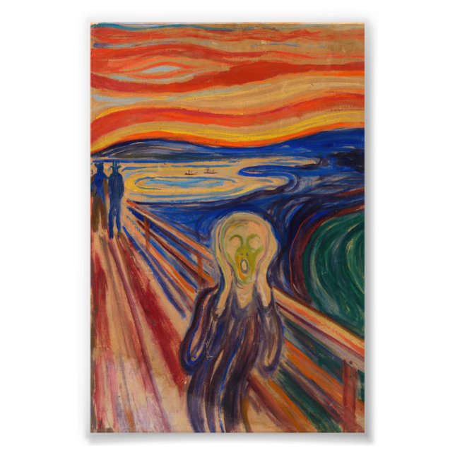 Impression Photo Le cri d'Edvard Munch (Devant)