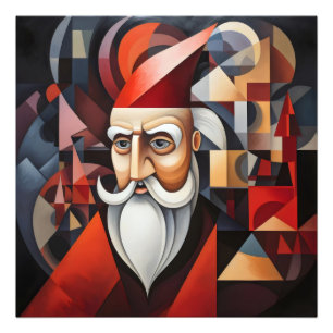 Impression Photo Le Cubisme du Père Noël