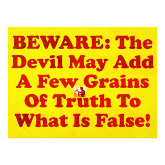 Impression Photo Le Diable Est Un Menteur !