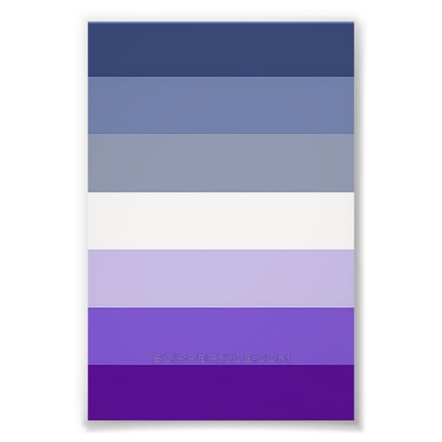 Impression Photo Le drapeau de la fierté lesbienne butch de Slipper (Devant)