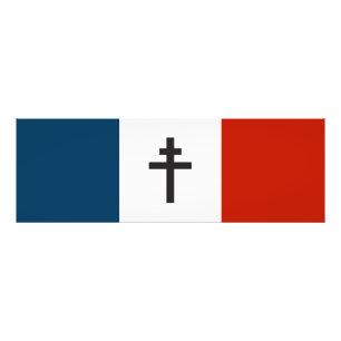 Impression Photo Le drapeau de la résistance française Symbole de l