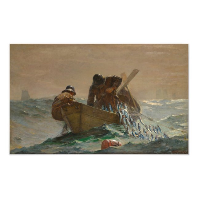Impression Photo Le Filet à harengs, Winslow Homer (Devant)