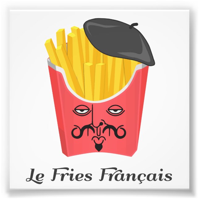 Impression Photo Le French Fries de France (Devant)