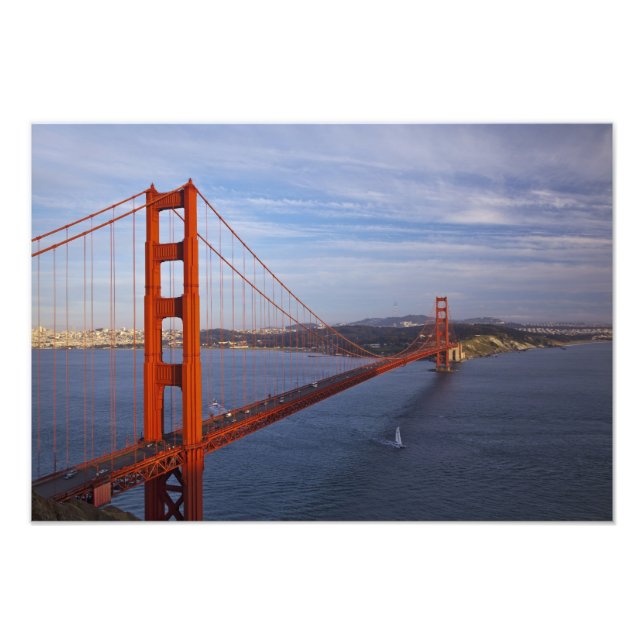 Impression Photo Le Golden Gate Bridge depuis Marin (Devant)