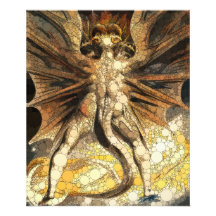 Le grand dragon rouge par William Blake