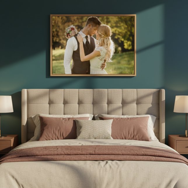 Impression Photo Le "Grand Romance" | Mariage personnalisé 36x24 (Custom Wedding Photo Print)
