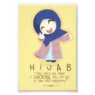 Impression Photo Le hijab est la liberté