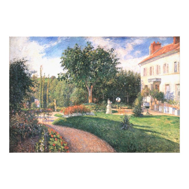 Impression Photo Le Jardin des Mathurins Camille Pissarro (Devant)