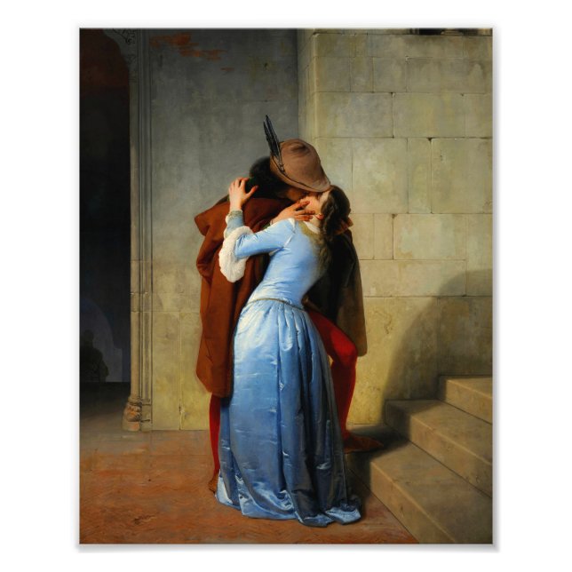 Impression Photo Le Kiss Francesco Hayez (Devant)