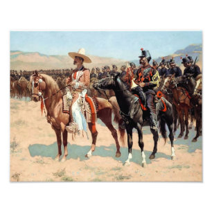Impression Photo Le major mexicain par Frederic Remington (1889)