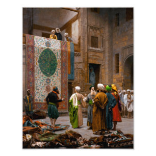 Impression Photo Le marchand de tapis Jean-Léon Gérôme