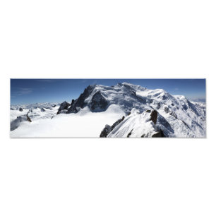 Impression Photo Le massif du Mont Blanc