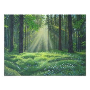 Impression Photo "Le matin a rompu"