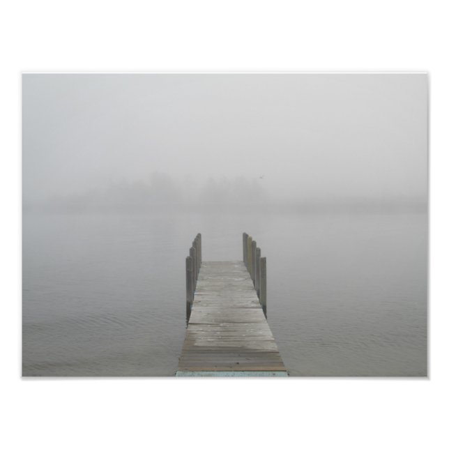 Impression Photo Le matin de Foggy (Devant)