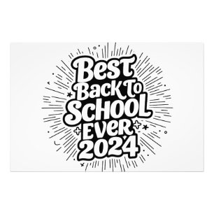 Impression Photo Le Meilleur Retour À L'École En 2024 Design