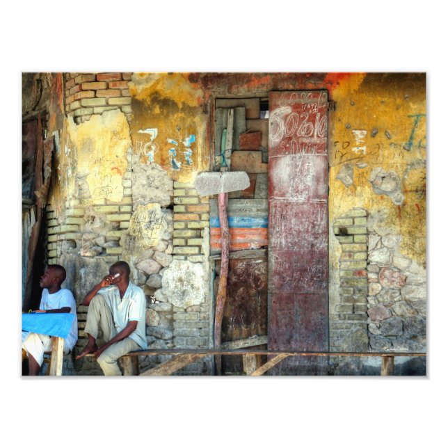 Impression Photo Le Mur Coloré (Devant)