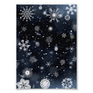 Impression Photo Le Noël de SlipperyJoe, hiver magique paisible à