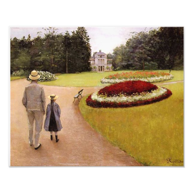 Impression Photo Le Parc du domaine Caillebotte, (Devant)