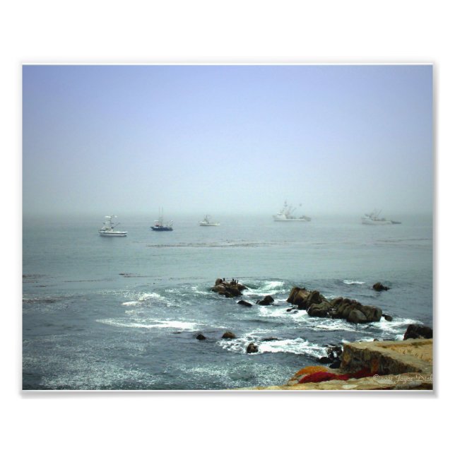 Impression Photo Le paysage marin de Mike (Devant)