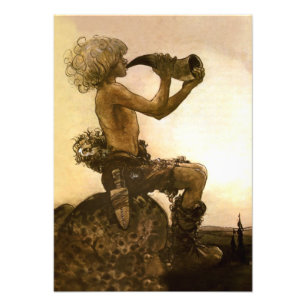 Impression Photo « Le Petit Berger » aquarelle de John Bauer