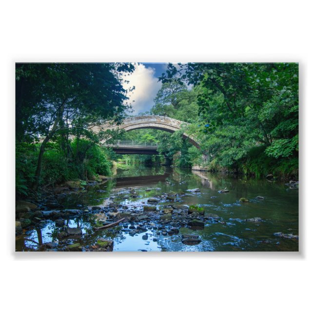 Impression Photo Le pont de Beggar, Glaisdale (Devant)