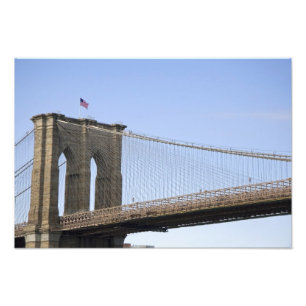 Impression Photo Le pont de Brooklyn à New York City, New