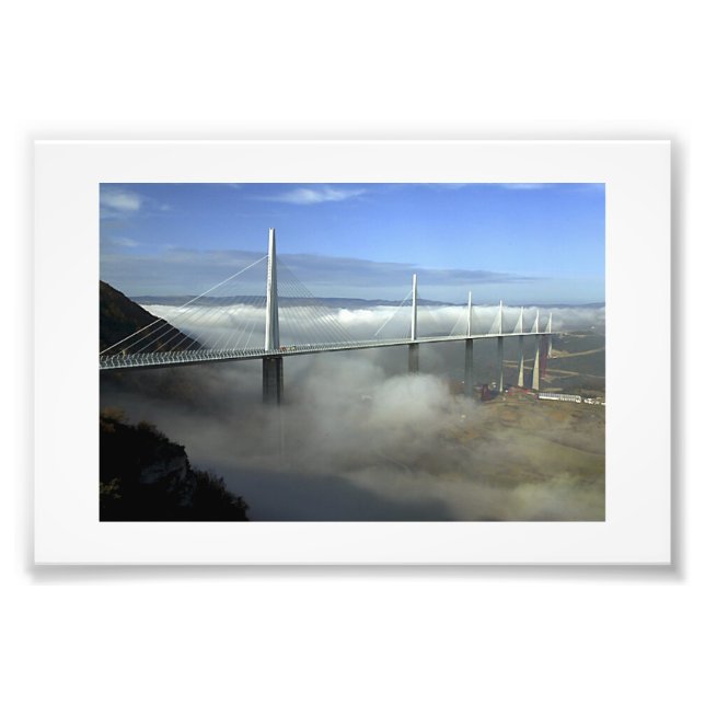 Impression Photo Le pont de Millau  (Devant)