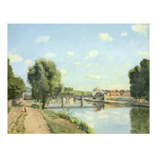 Impression Photo Le Pont Du Chemin De Fer Camille Pissarro
