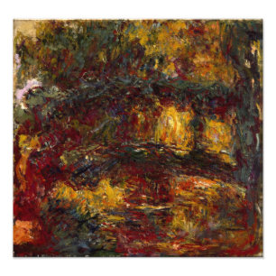 Impression Photo Le Pont Japonais, Giverny par Claude Monet
