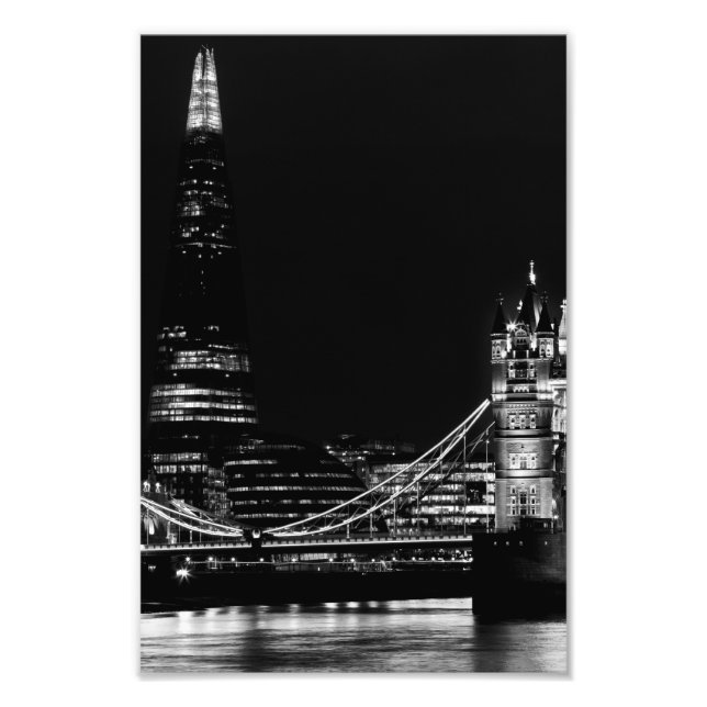 Impression Photo Le pont Shard et Tower (Devant)