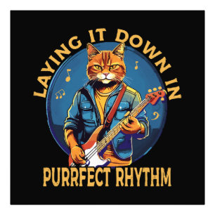 Impression Photo Le poser au rythme purr-fait