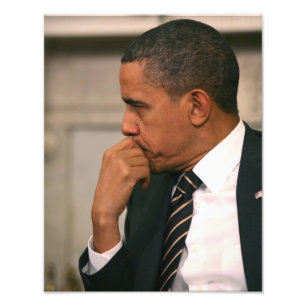 Impression Photo Le président Barack Obama rencontre le président