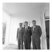 Le président John Kennedy et les frères American C