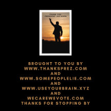 Le président Merci Joe Biden