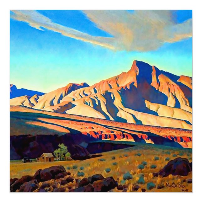 Impression Photo "Le Rat du désert" par Maynard Dixon (Devant)