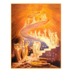 Impression Photo Le rêve de Jacob par William Blake