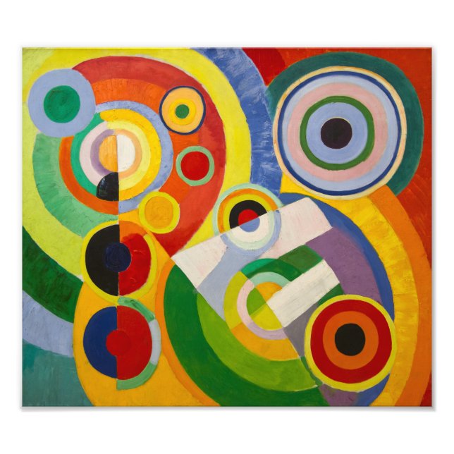 Impression Photo Le rythme, la joie de vivre | Robert Delaunay | (Devant)