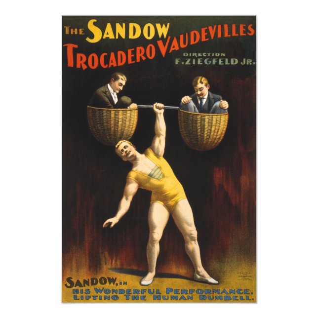 Impression Photo Le Sandow Eugen Sandow Vaudeville Weightlifter (Devant)