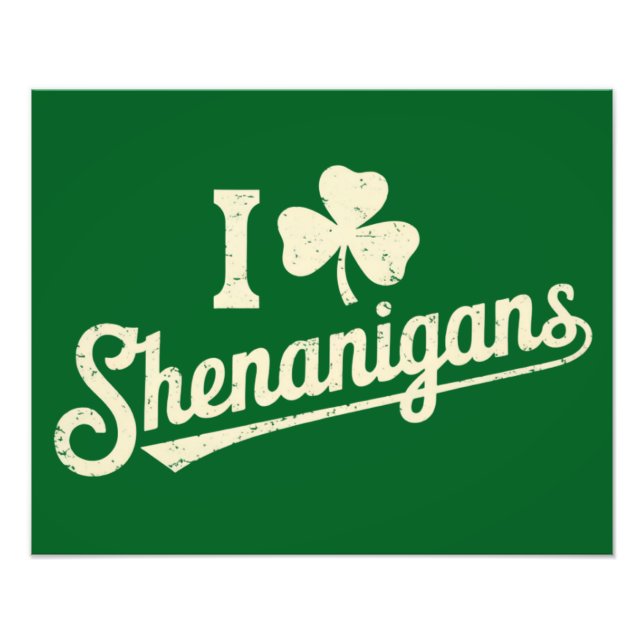 Impression Photo Le Shamrock de Green Funny Irish Patty Saint Patri (Devant)