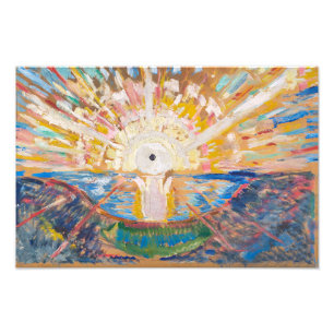 Impression Photo Le Soleil 1912 Edvard Munch