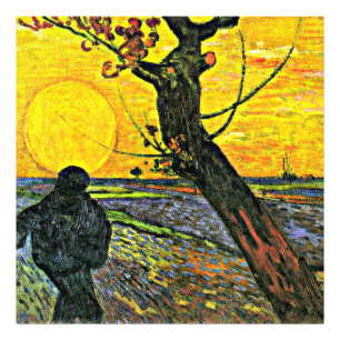 Impression Photo Le Sower, tableau d'art de Vincent van Gogh