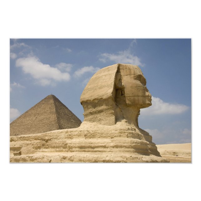 Impression Photo Le Sphinx, Giza, Al Jizah, Egypte (Devant)