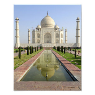 Impression Photo Le Taj Mahal, Agra, Uttar Pradesh, Inde,