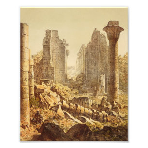 Impression Photo Le temple de Karnak en Egypte