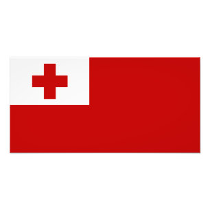 Impression Photo Le Tonga - drapeau tongan
