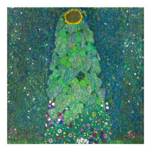Impression Photo Le tournesol, points d'infini par Gustav Klimt